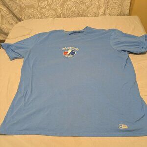 Mid Peninsula Shirt Mens 2XL Expos Light Blue Tee Pullover Shortsleeve - EUC